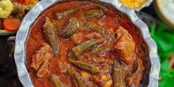 طرز تهیه خورش بامیه عربی مجلسی با طعمی عالی و بی نظیر