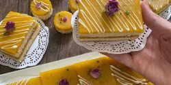 طرز تهیه کیک حلوا برشی به صورت مجلسی با طعم بی نظیر