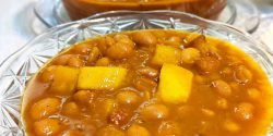طرز تهیه خوراک لوبیا چیتی ساده با سیب زمینی و طعم بی نظیر