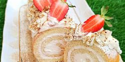 طرز تهیه رولت خامه ای به روش قنادی و با طعمی بی نظیر