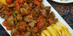 طرز تهیه خوراک دل مرغ ساده به روش خانگی و با طعمی بی نظیر