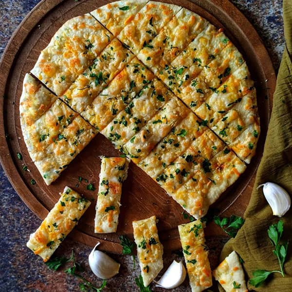 طرز تهیه نان سیر ساده