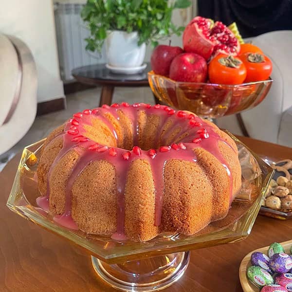 طرز تهیه کیک انار