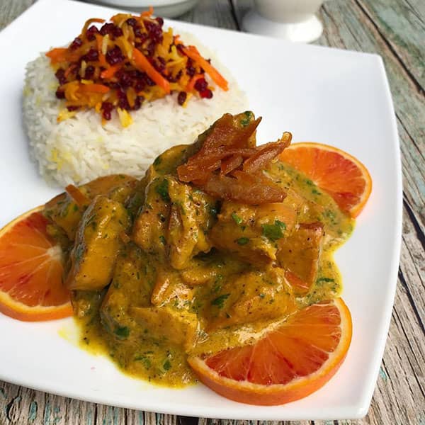 طرز تهیه مرغ پرتقالی