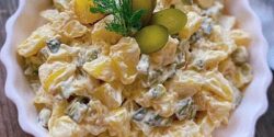 طرز تهیه سالاد سیب زمینی رستورانی با طعمی بی نظیر