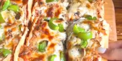 طرز تهیه پیتزا با نان باگت مخصوص با طعمی بی نظیر