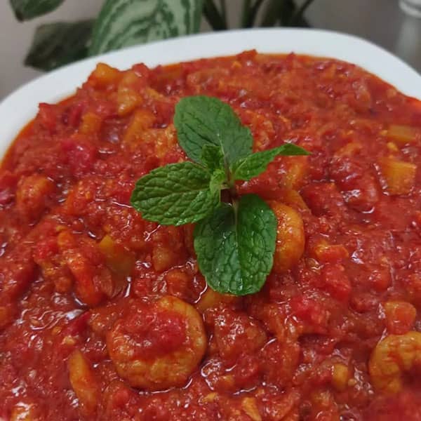 طرز تهیه کاری میگو