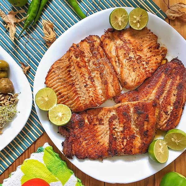 طرز تهیه خوراک ماهی سالمون