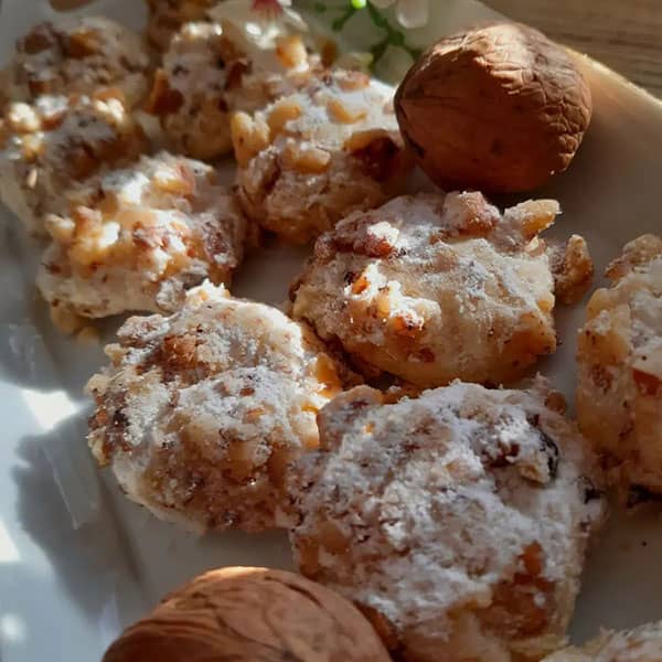طرز تهیه شیرینی اسکار گردویی , دستور پخت شیرینی اسکار گردویی