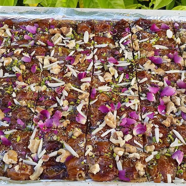 طرز تهیه اسلایس خرمایی
