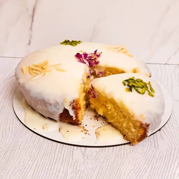 طرز تهیه کیک وانیلی بدون فر