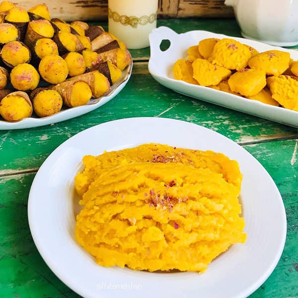 طرز تهیه حلوا نثار اروميه