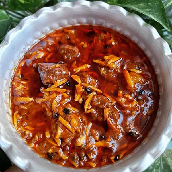 طرز تهیه خورش خلال