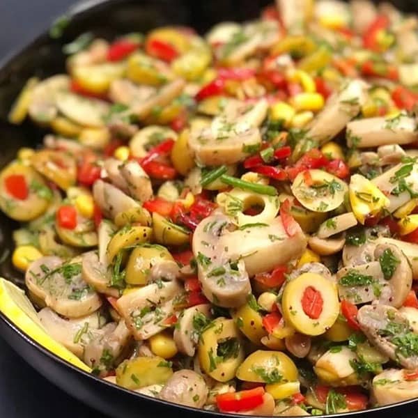 طرز تهیه سالاد قارچ