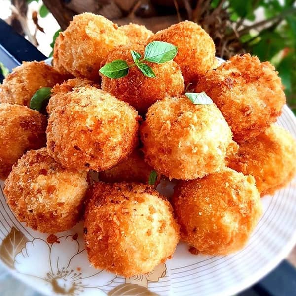 طرز تهیه توپک سیب زمینی