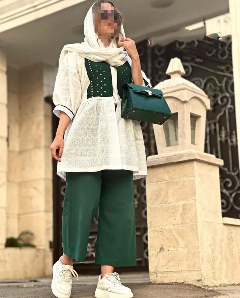 مانتو کوتاه خامه دوزی