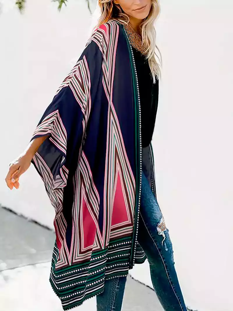مانتو پانچ زنانه کوتاه تابستونی