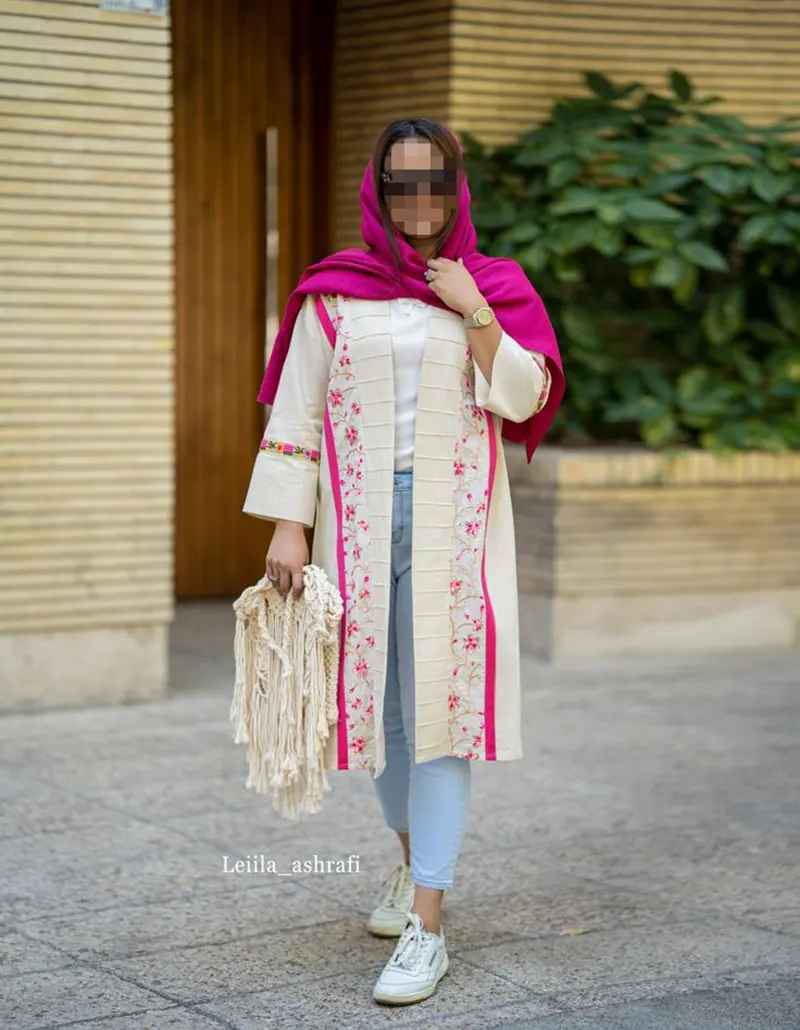 مدل مانتو بلند تابستانی