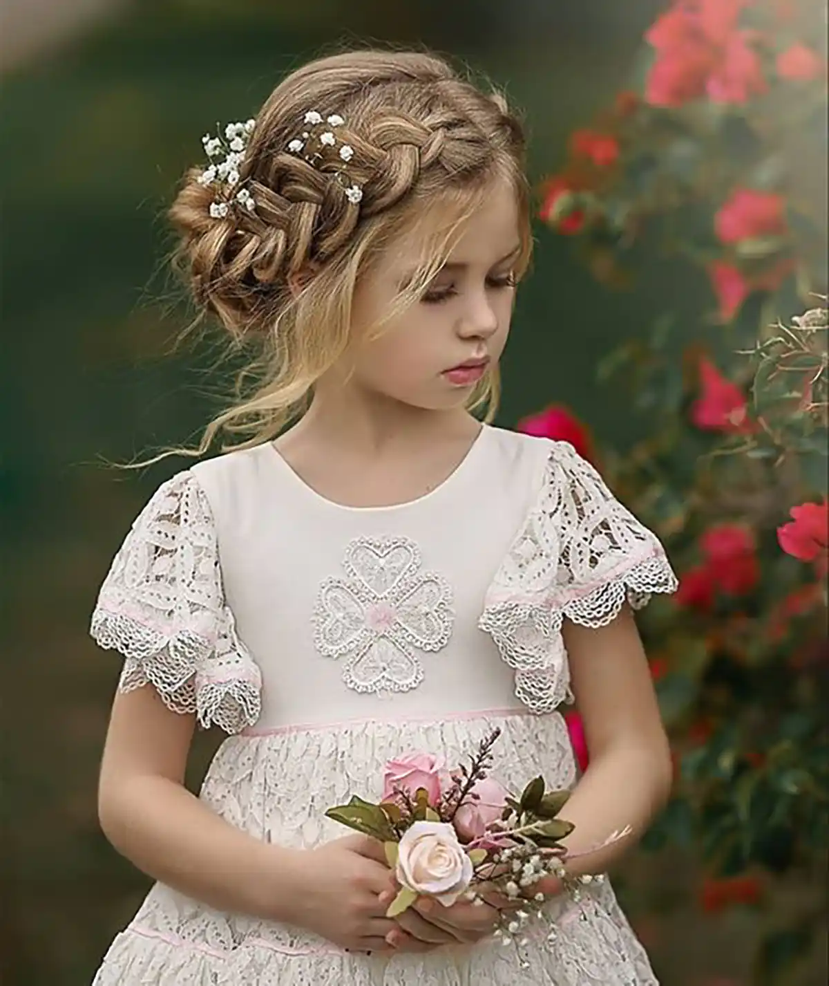 شینیون موی بچگانه
