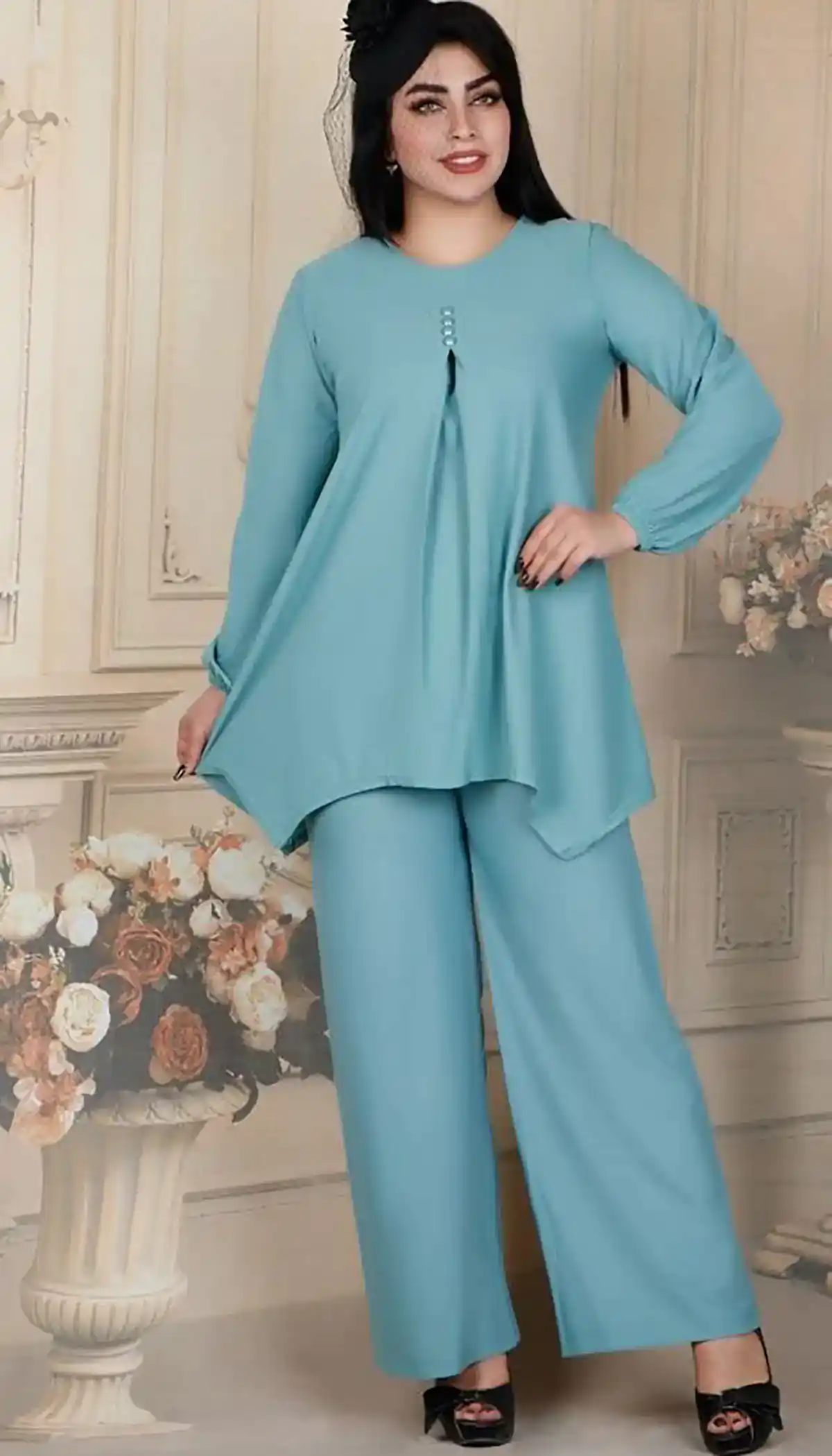 شومیز شلوار ست زنانه رنگی