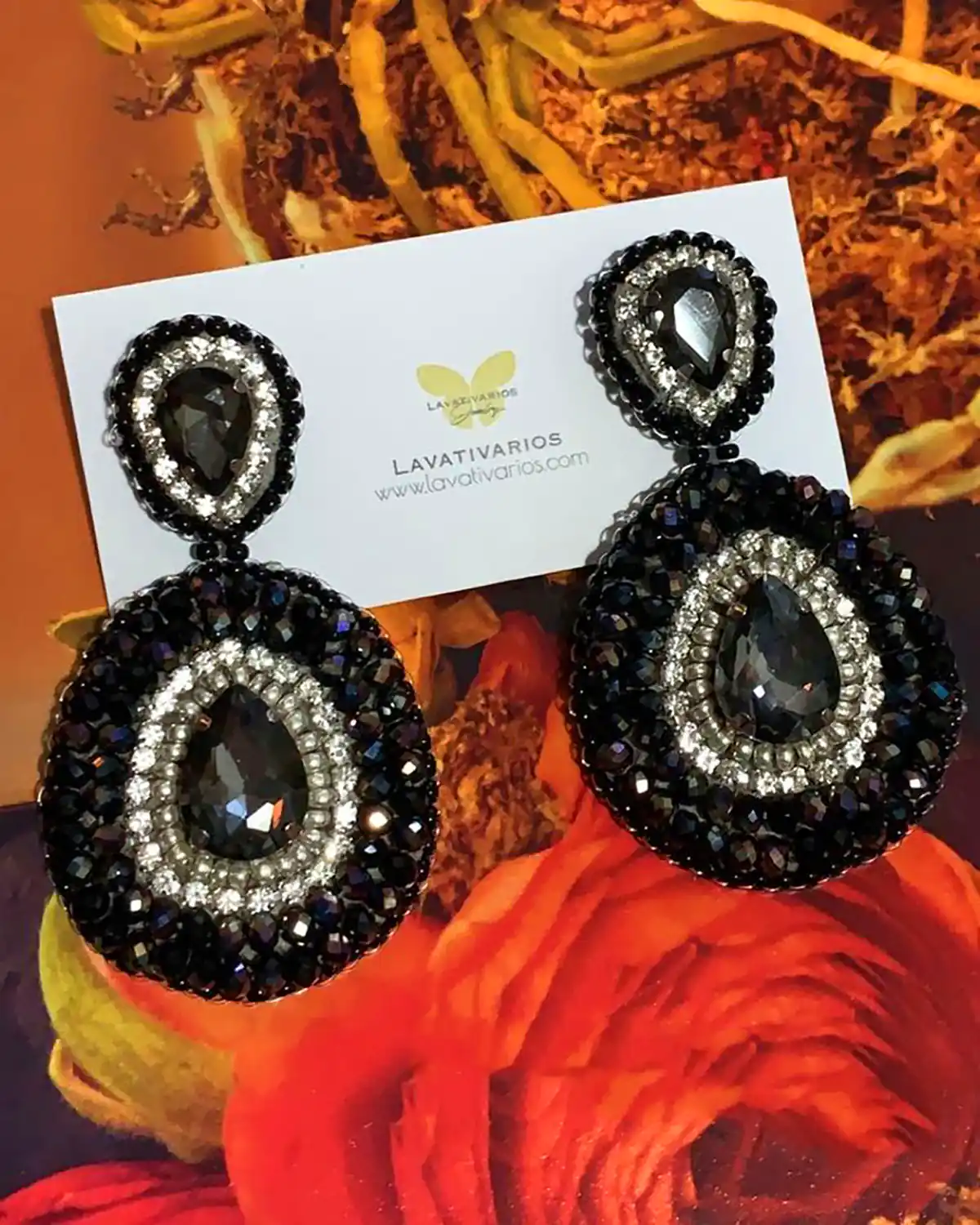 گوشواره مدرن مشکی