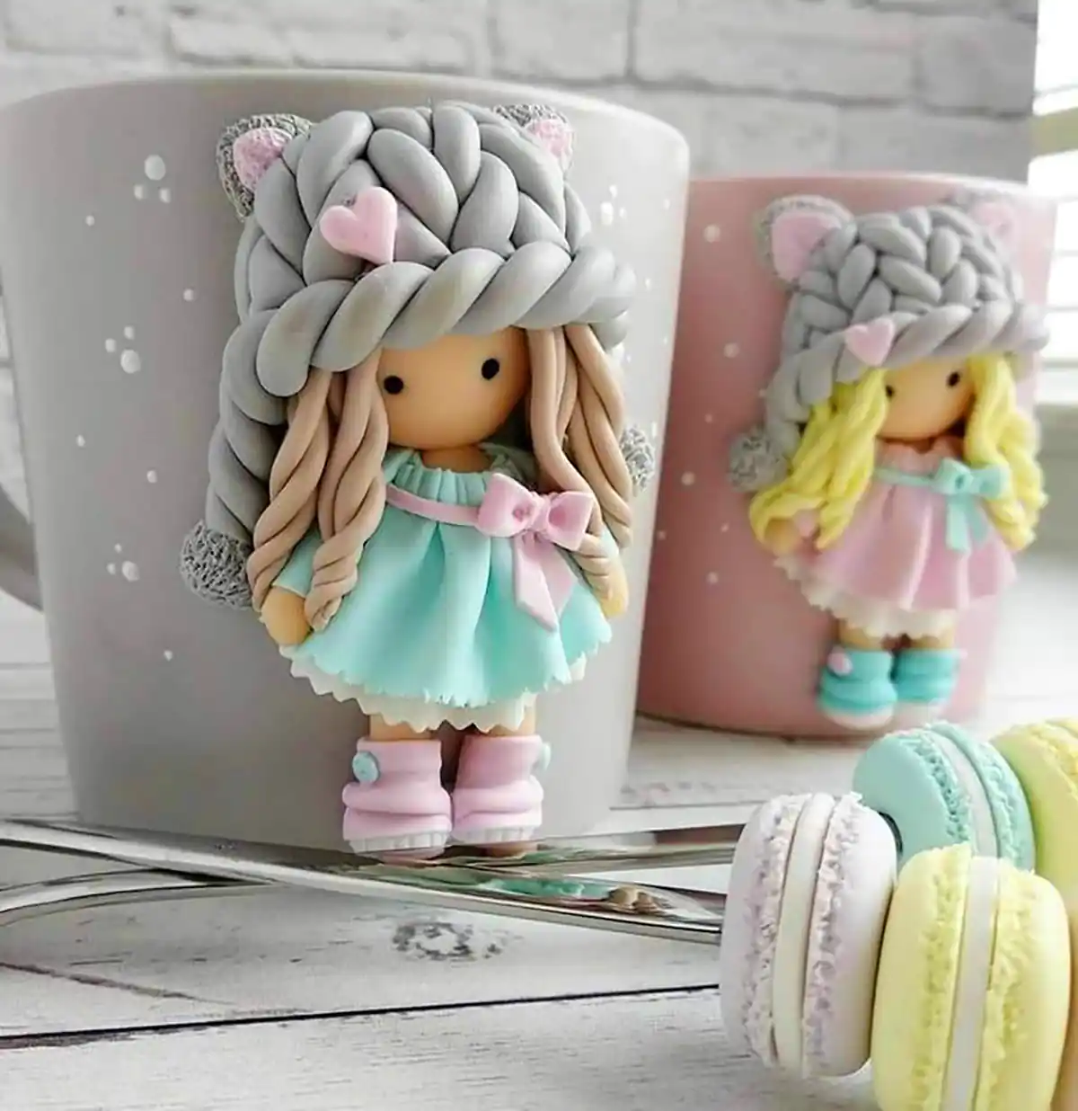 ماگ عروسک خمیری