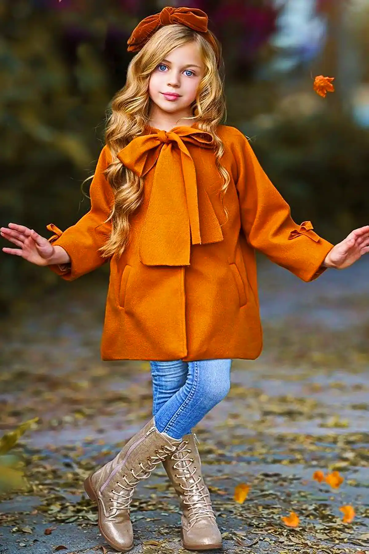پیراهن پاییزی دخترونه