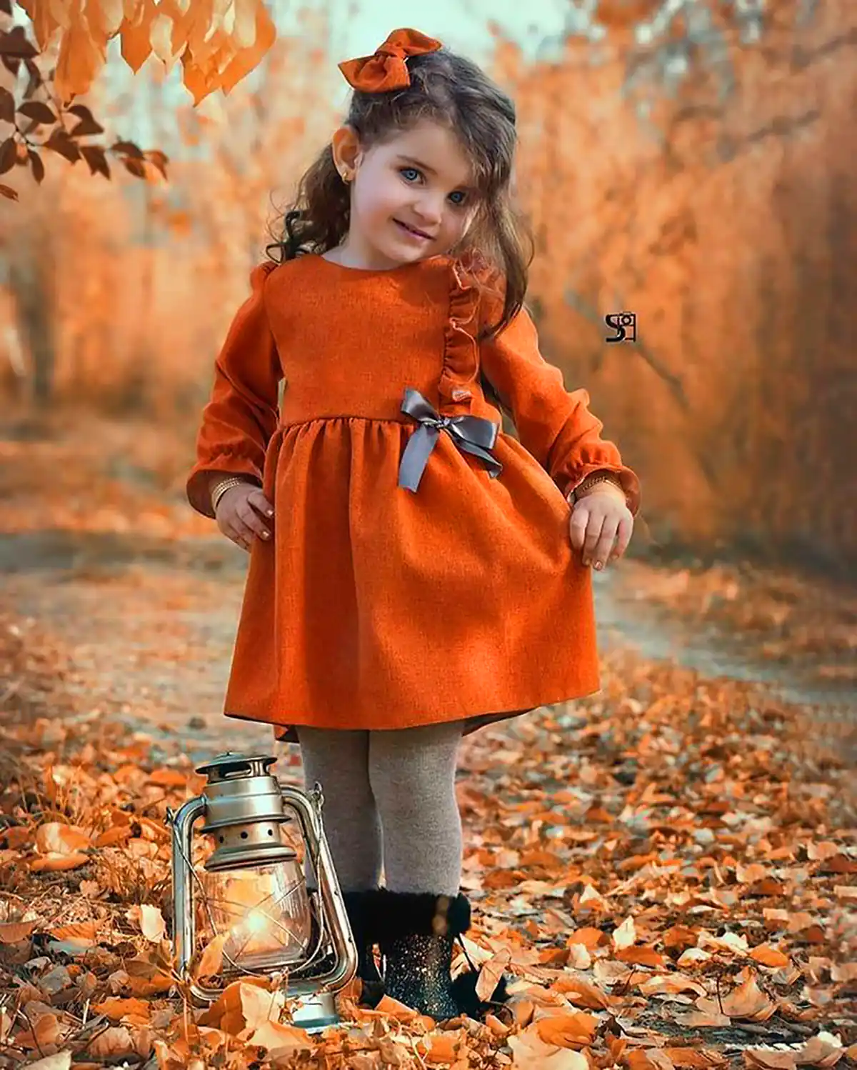 پیراهن پاییزی دخترونه