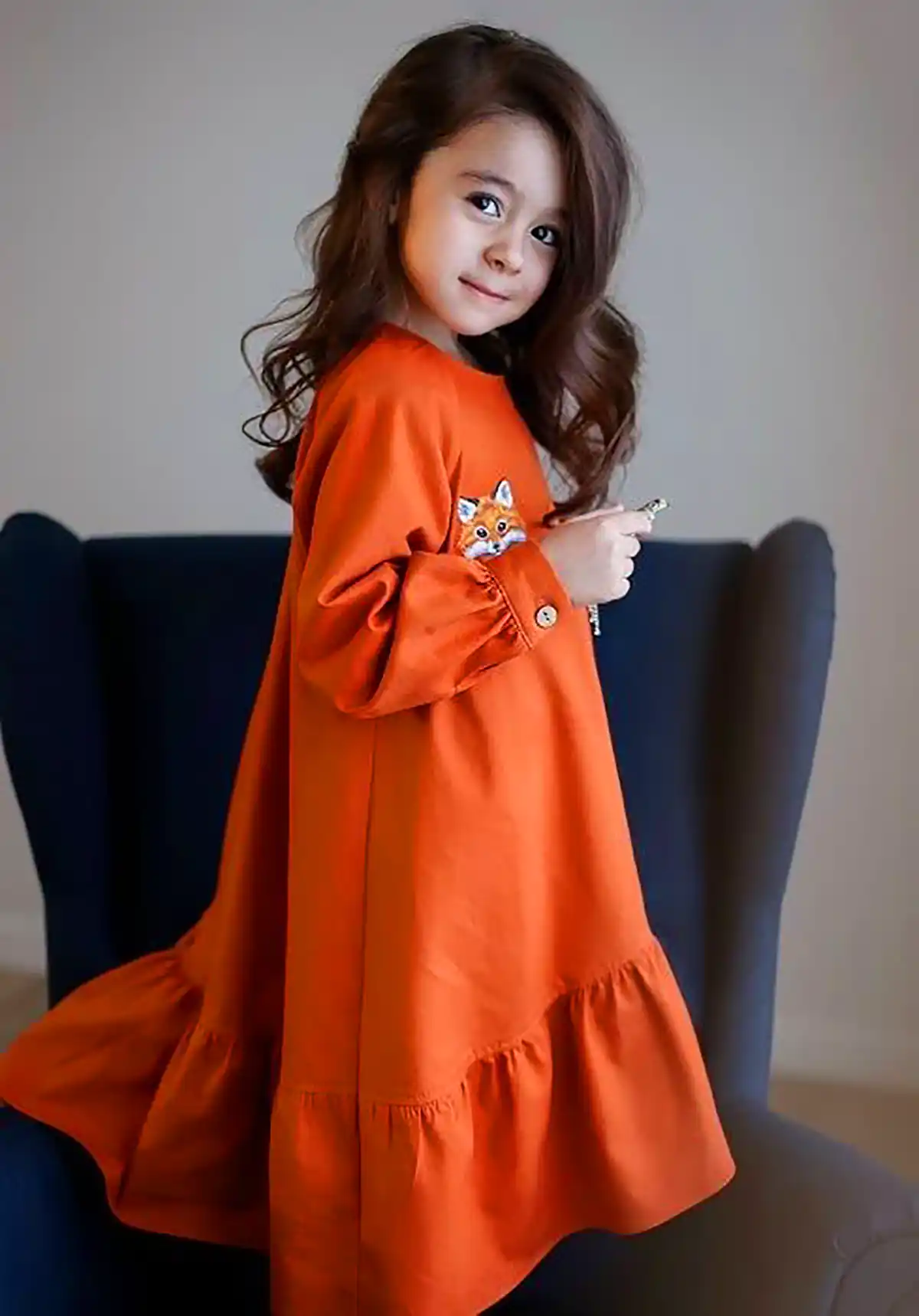 پیراهن پاییزی دخترونه