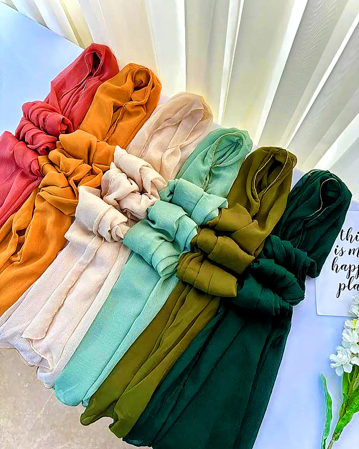 شال و روسری دور نگین