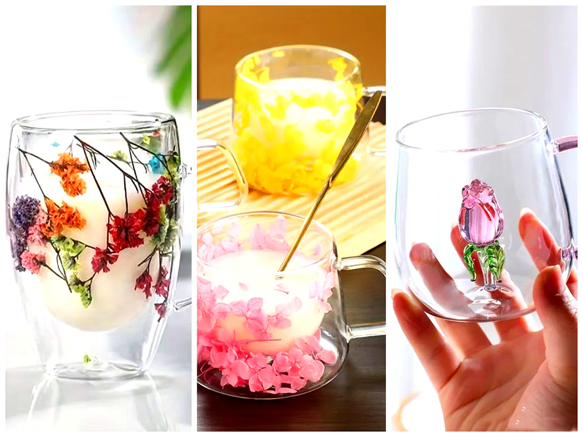 ماگ شیشه ای دوجداره