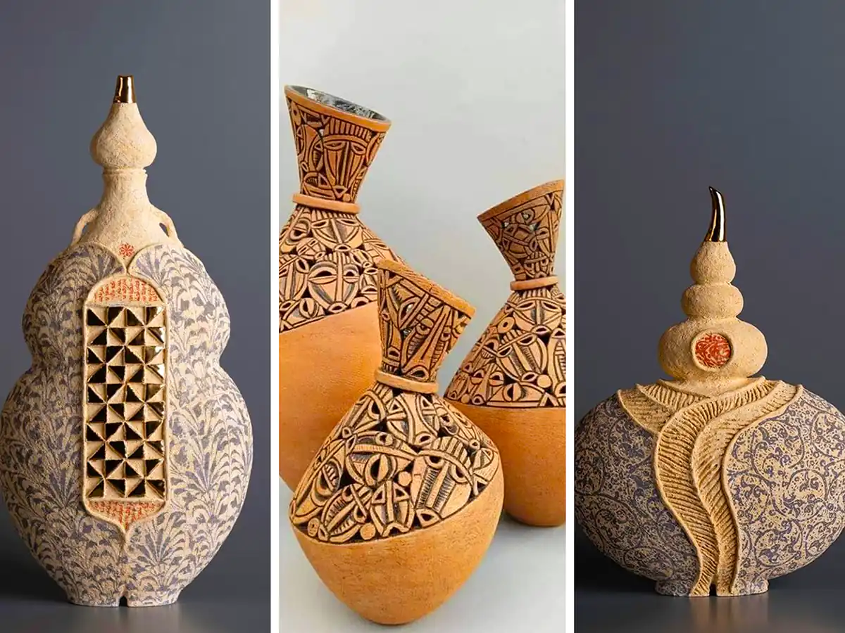 گلدان آنتیک دکوری