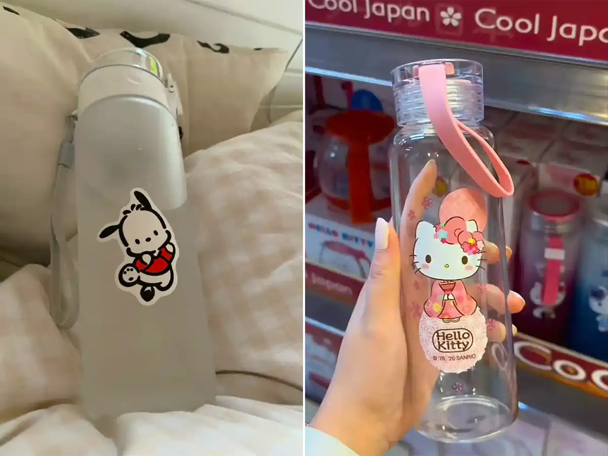 بطری آب شیشه ای شیک