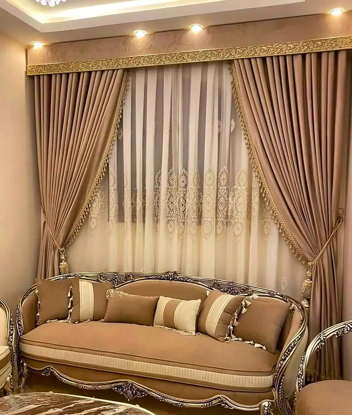 پرده لوکس و مدرن سالن