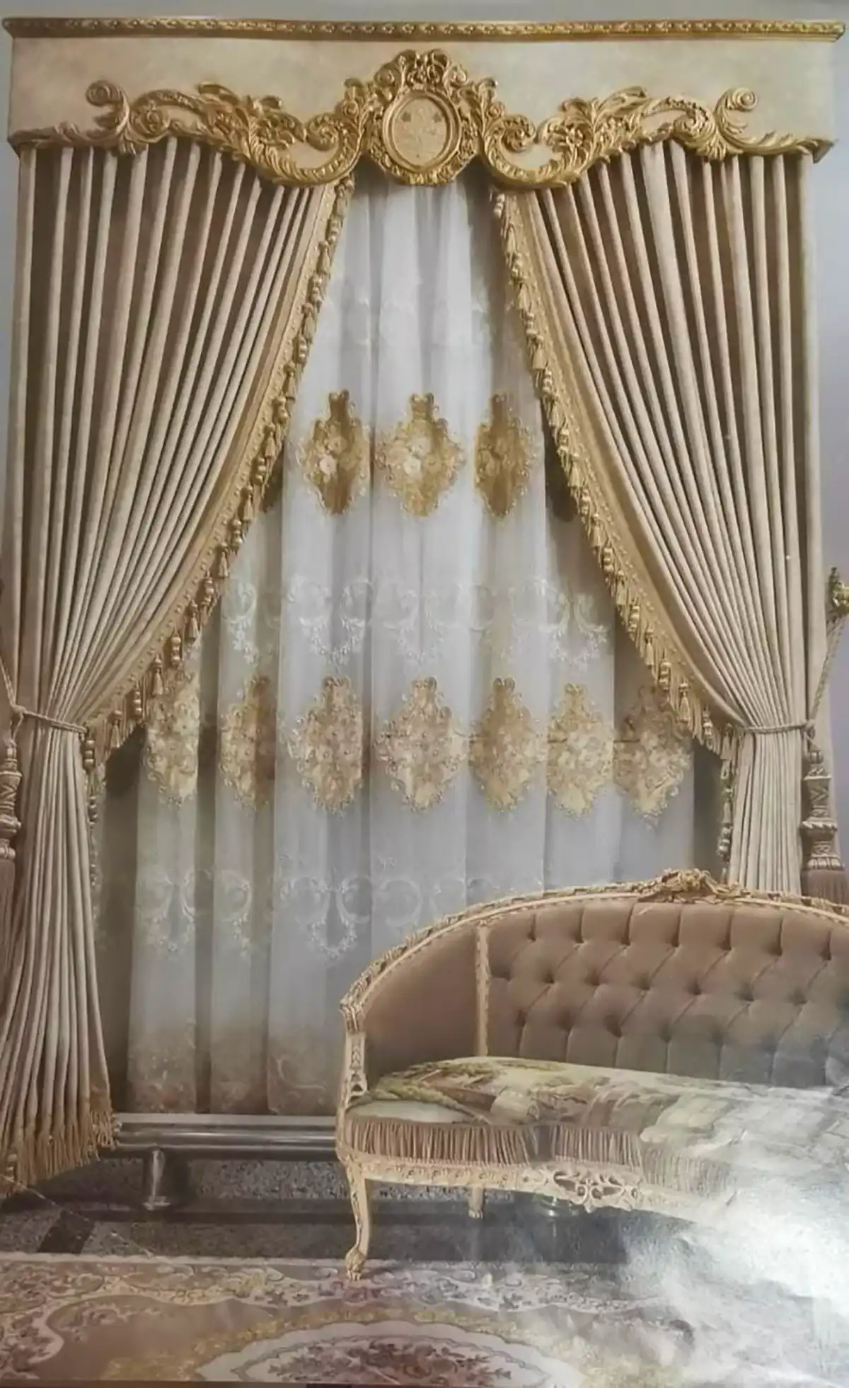 پرده لوکس و مدرن سالن