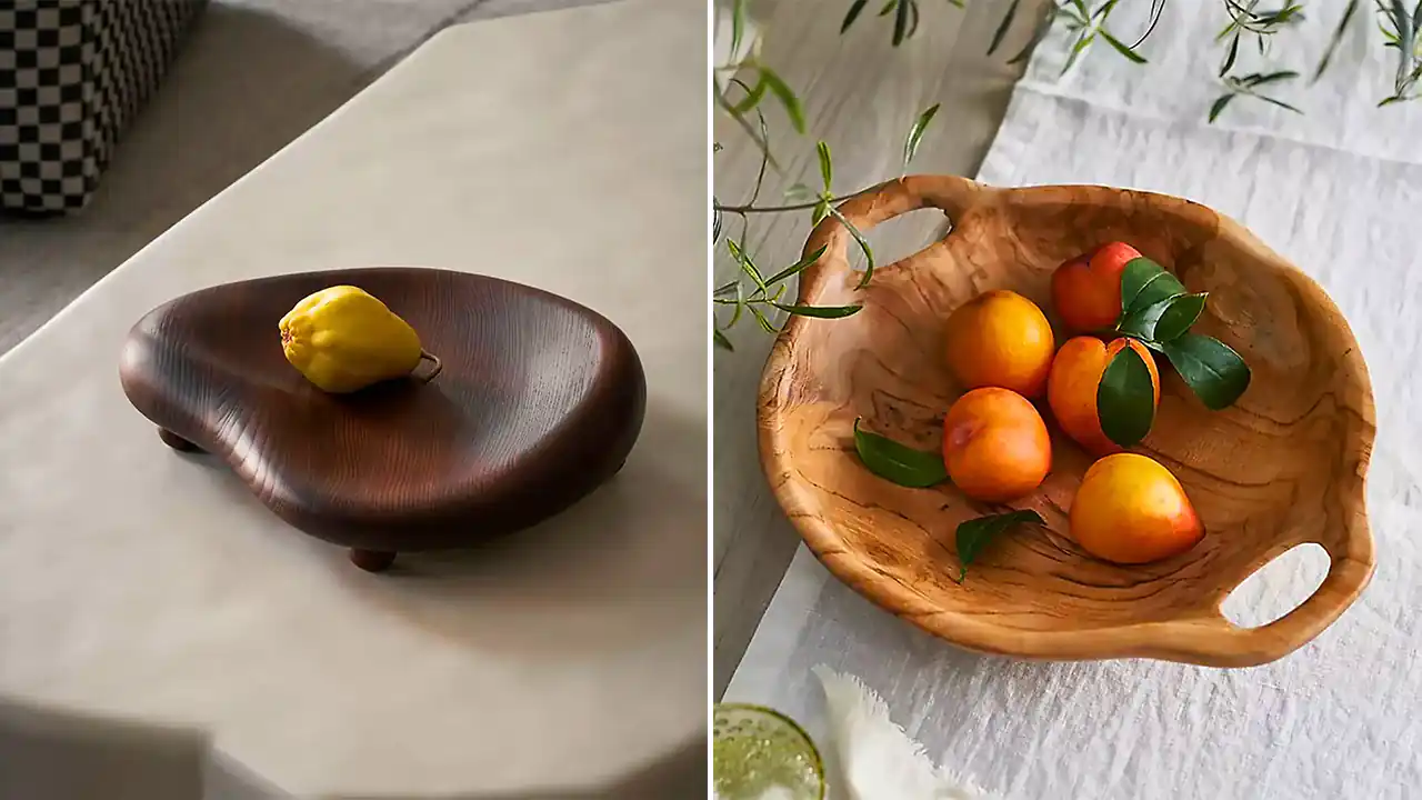 ظرف چوبی مدرن زیبا