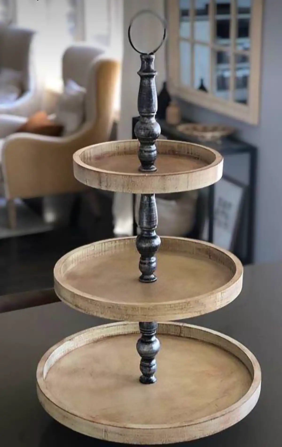 ظرف پذیرایی چوبی مدرن