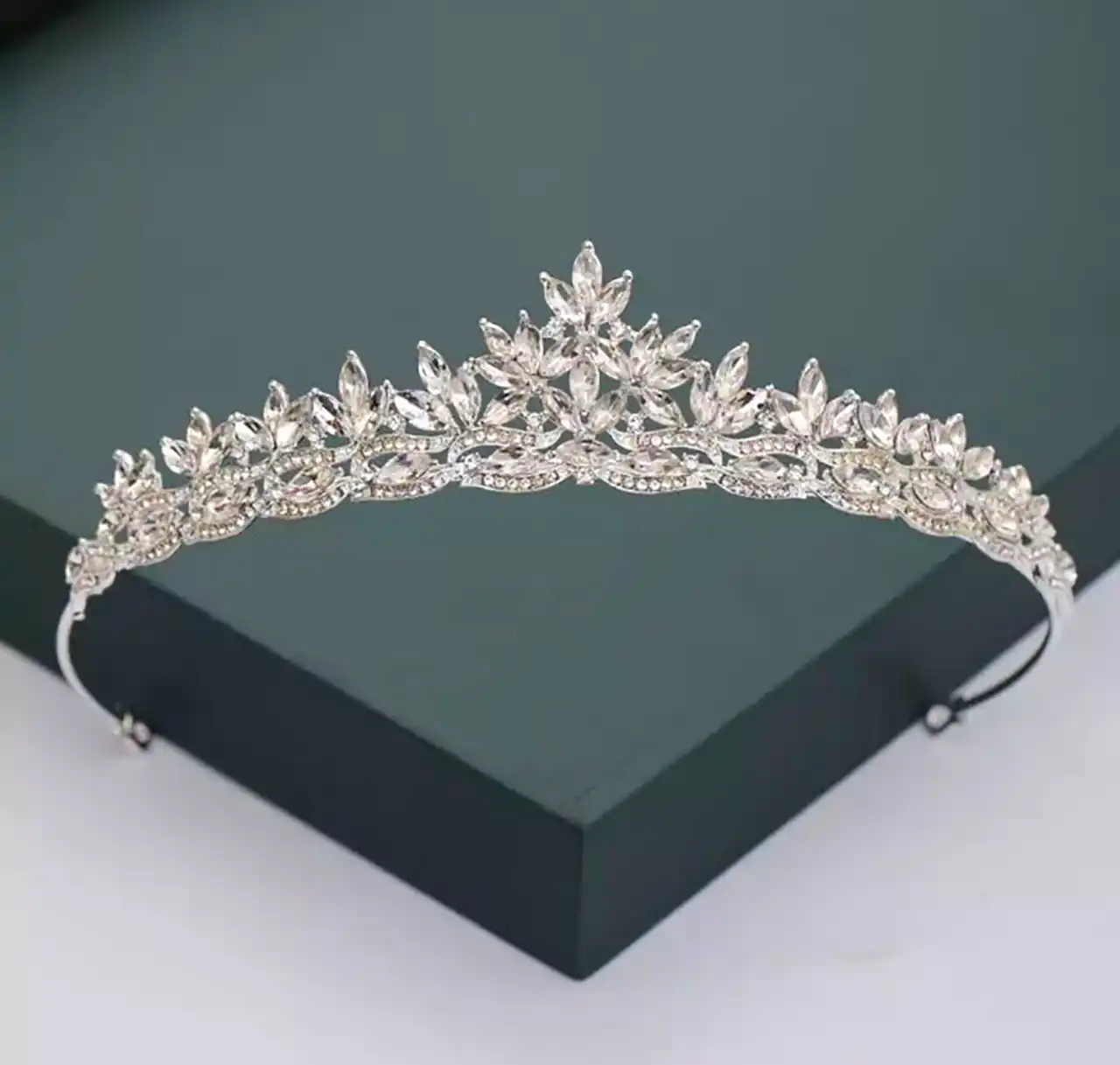 تاج جواهری شیک و ترند عروس