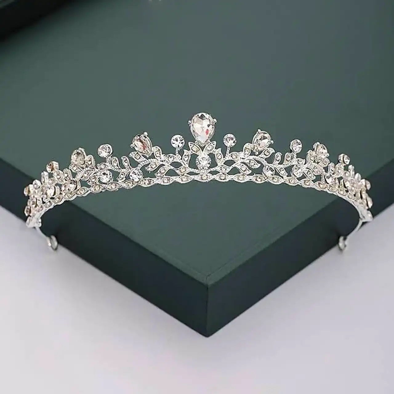 تاج جواهری شیک و ترند عروس