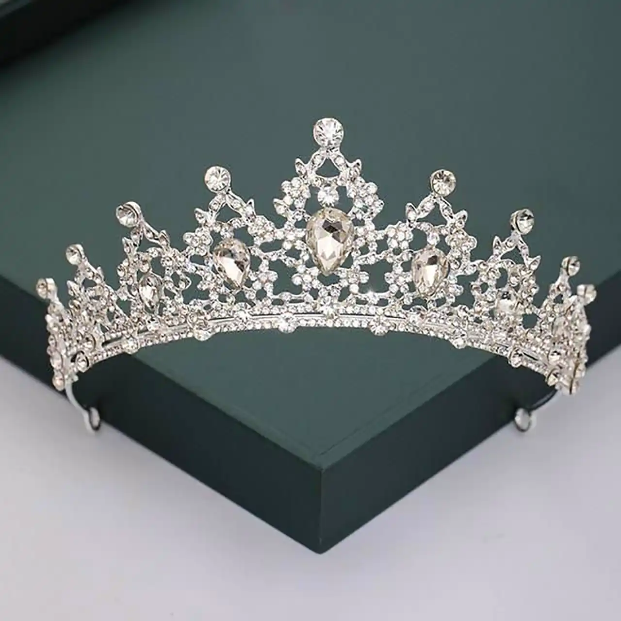 تاج جواهری شیک و ترند عروس