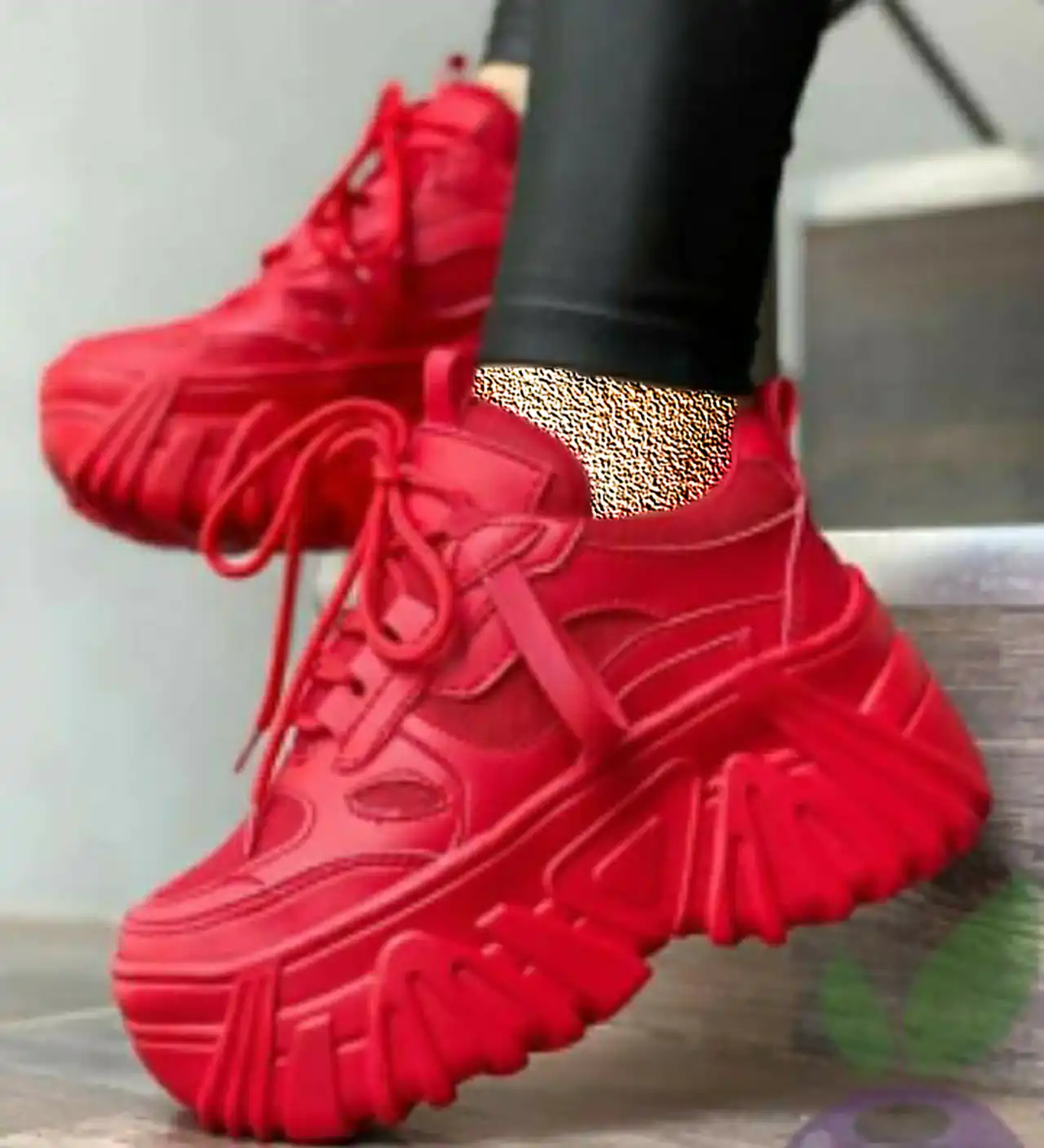 کتونی رنگی لژدار زنانه