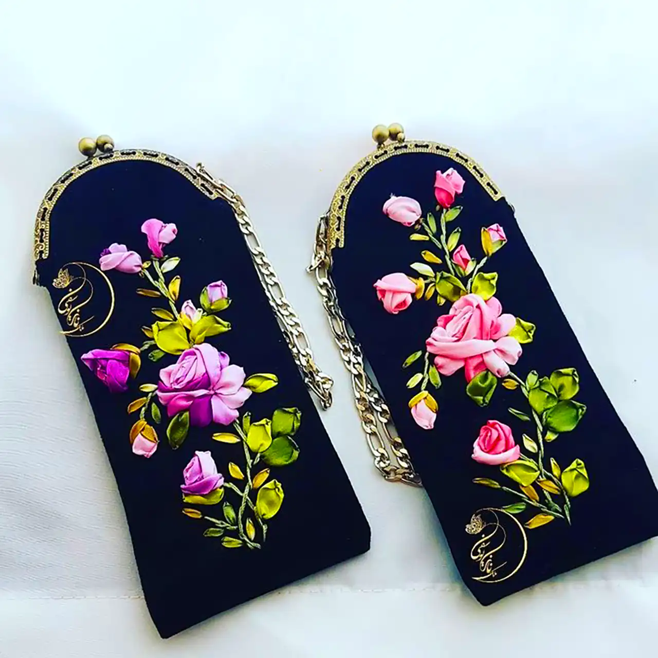 کیف مجلسی ربان دوزی شده