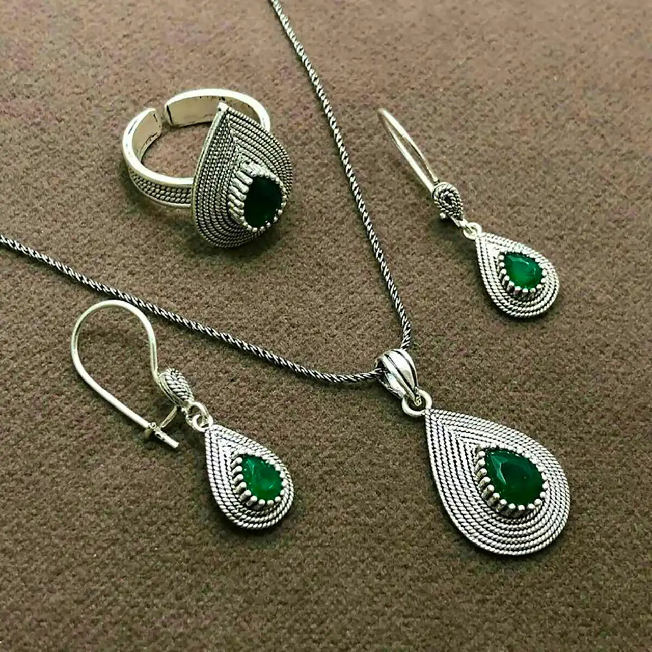 نیم ست نقره شیک