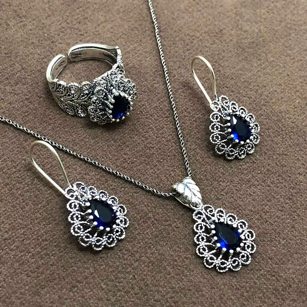 نیم ست نقره شیک