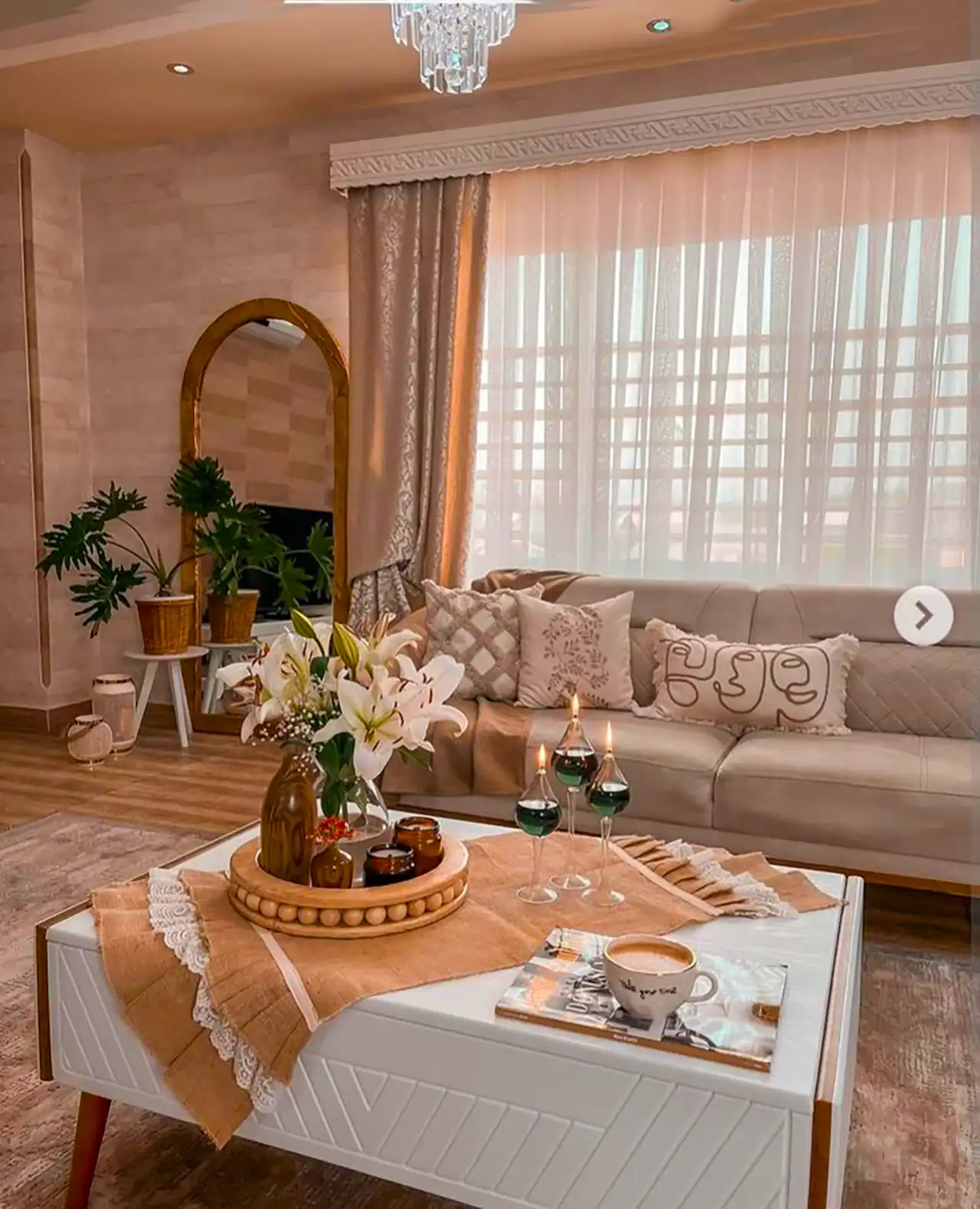 چیدمان میز وسط جدید