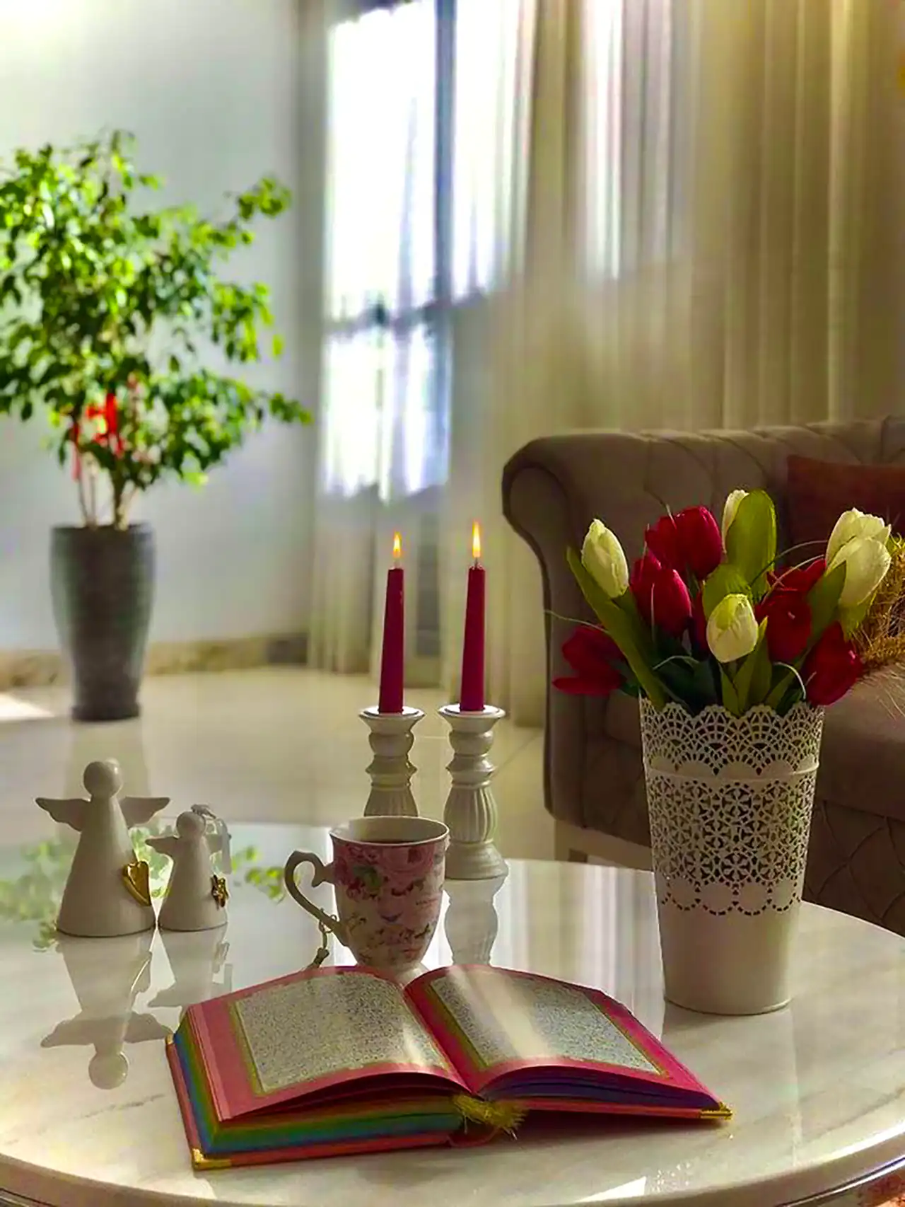 چیدمان میز وسط جدید