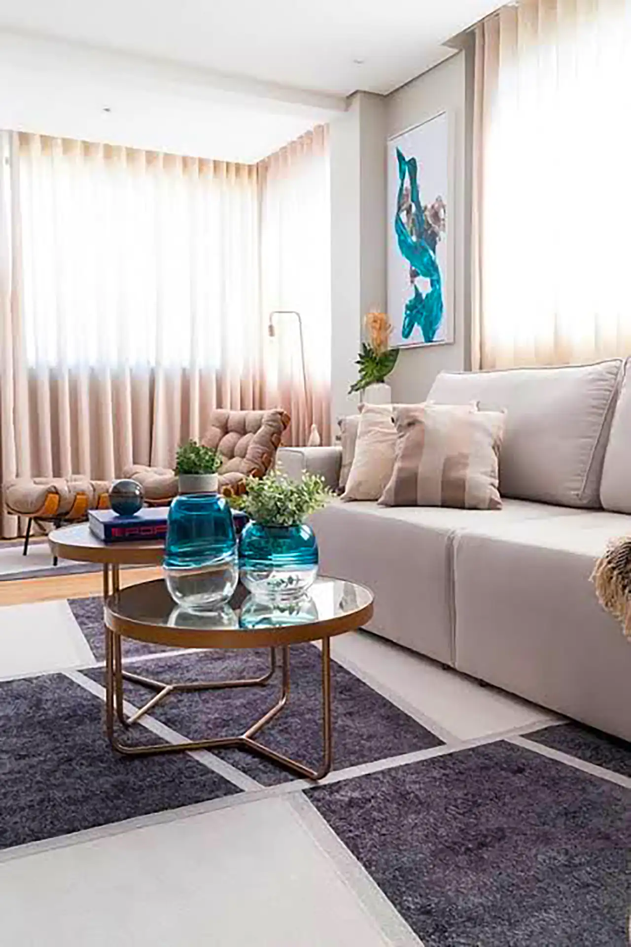 چیدمان میز وسط جدید