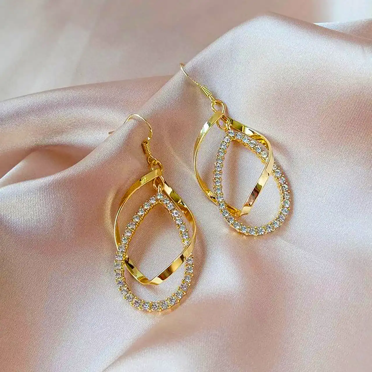 گوشواره نگین سوارسکی