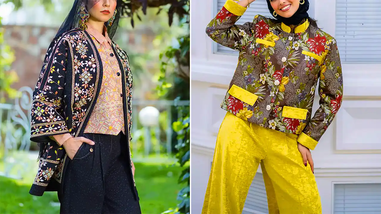 کت زنانه سنتی لاکچری