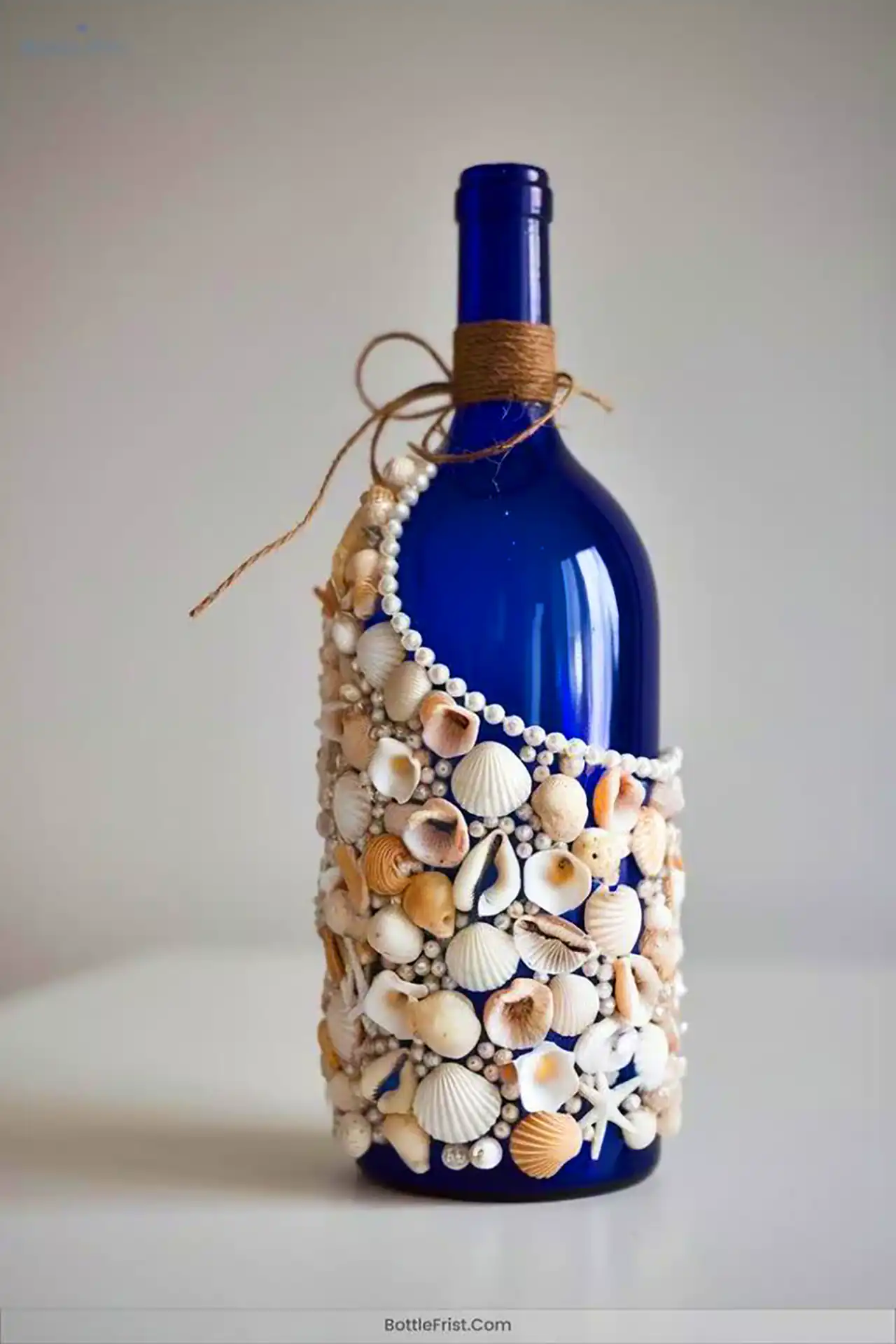 بطری شیشه ای دکوراتیو